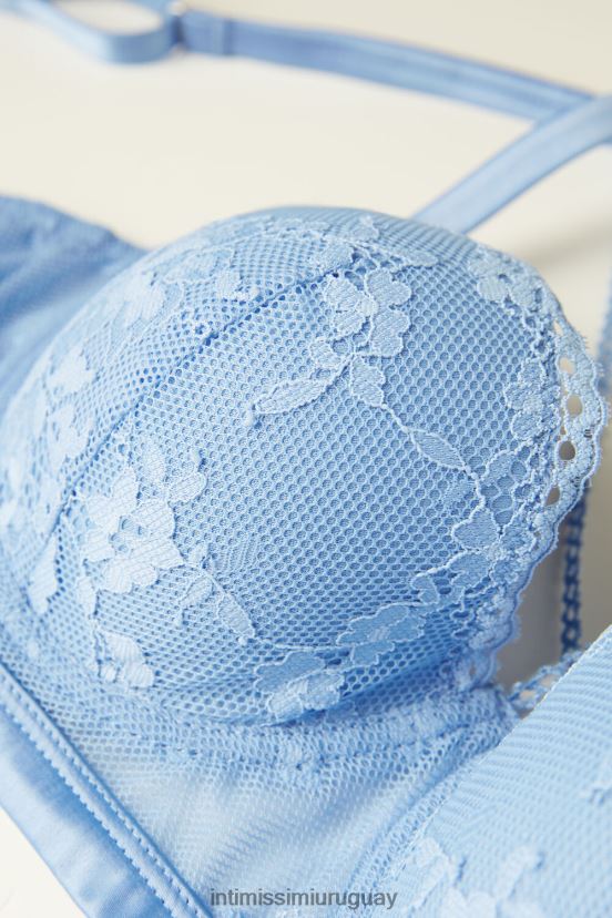 Feeling Beautiful sofía sujetador balconette Intimissimi mujer 211j-ortensia-estampado azul V806B8552 ropa interior