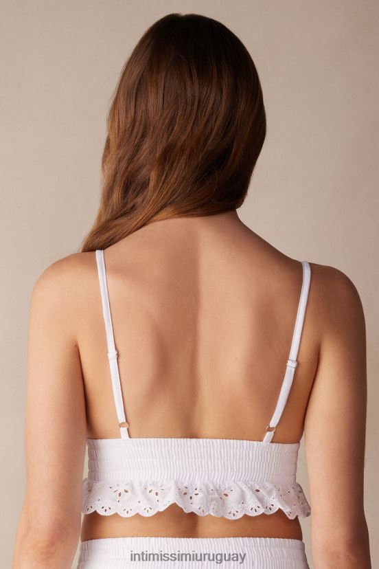 hola sol sangallo sujetador top Intimissimi mujer 001-blanco V806B8525 ropa interior