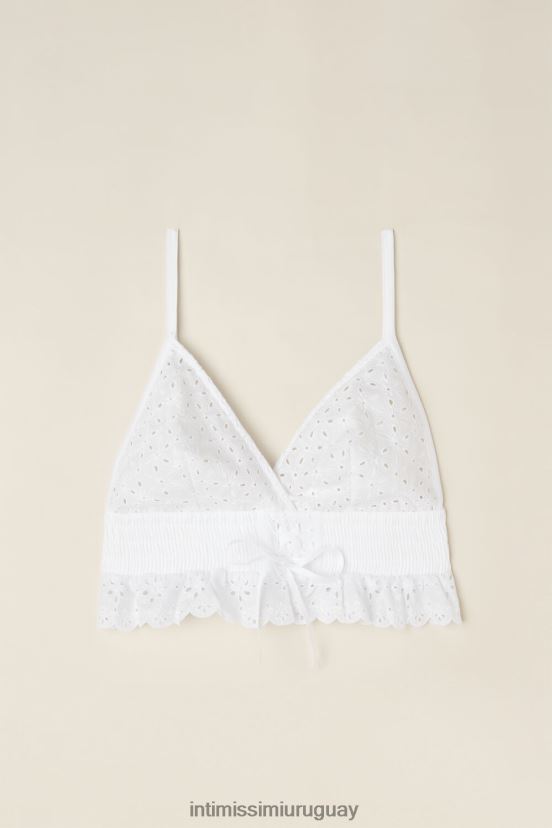 hola sol sangallo sujetador top Intimissimi mujer 001-blanco V806B8525 ropa interior