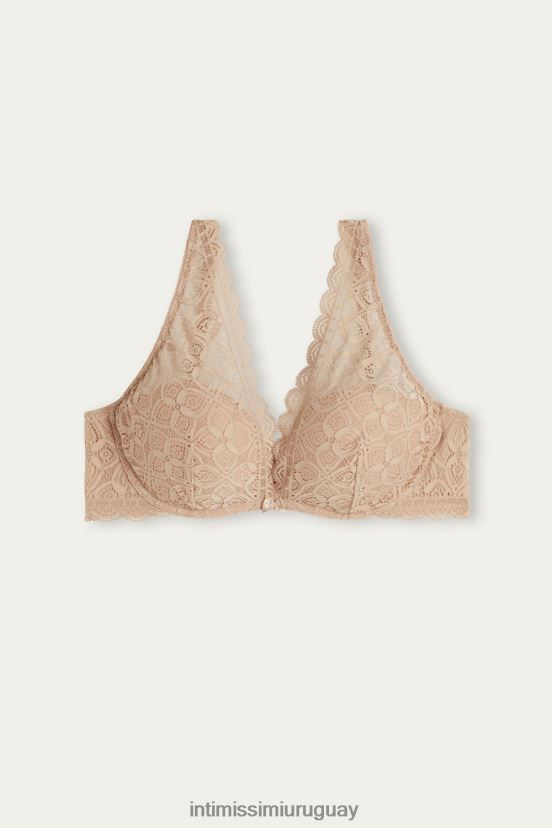 sujetador balconette de encaje giorgia Intimissimi mujer 044-beige suave V806B8718 ropa interior