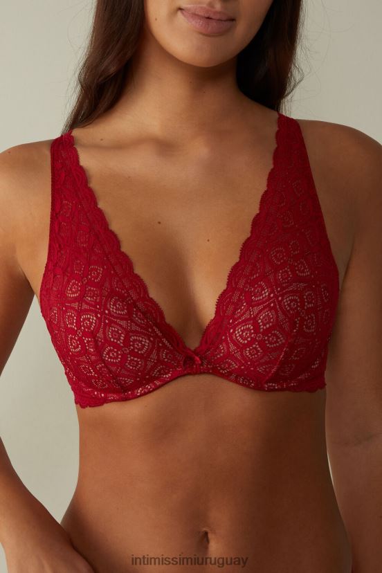 sujetador balconette de encaje giorgia Intimissimi mujer 1473-rojo V806B8666 ropa interior