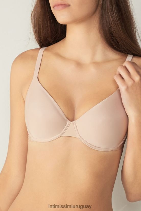 sujetador balconette francesca ultraligero de microfibra Intimissimi mujer 044-beige suave V806B8764 ropa interior