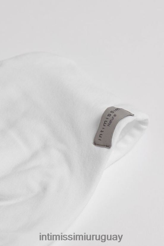 sujetador balconette greta de algodón natural Intimissimi mujer 001-blanco V806B8763 ropa interior