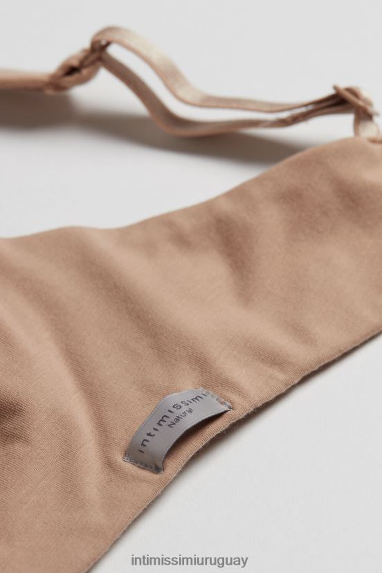 sujetador balconette greta de algodón natural Intimissimi mujer 044-beige suave V806B8760 ropa interior