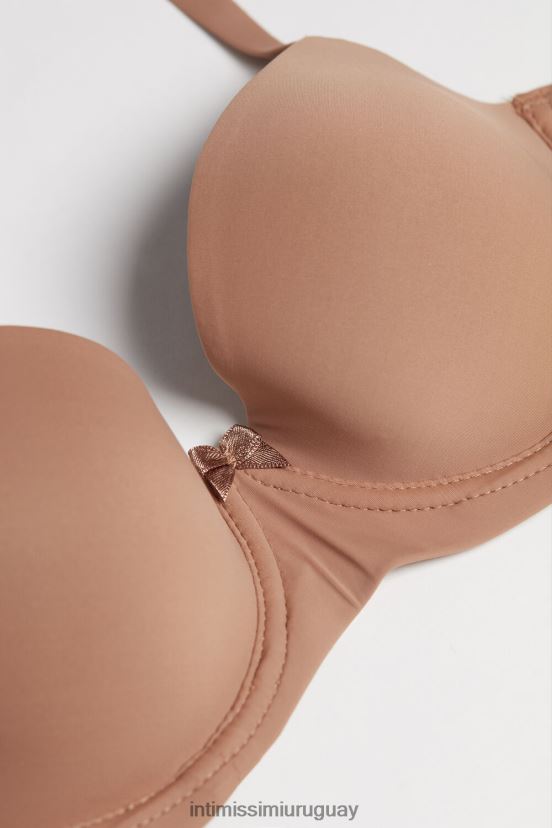 sujetador balconette sofia de microfibra con relleno Intimissimi mujer 417i-beige medio V806B8773 ropa interior