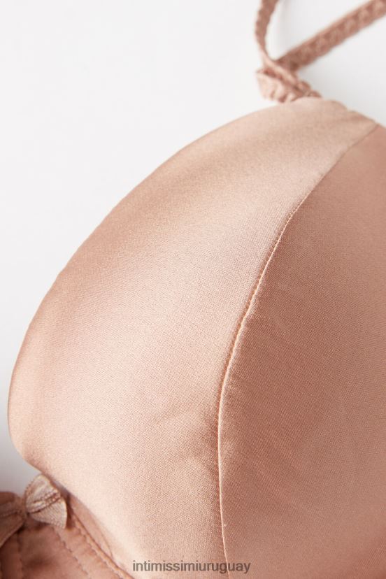 sujetador balconette sofia de seda Intimissimi mujer 163i-rosa satinado V806B8625 ropa interior