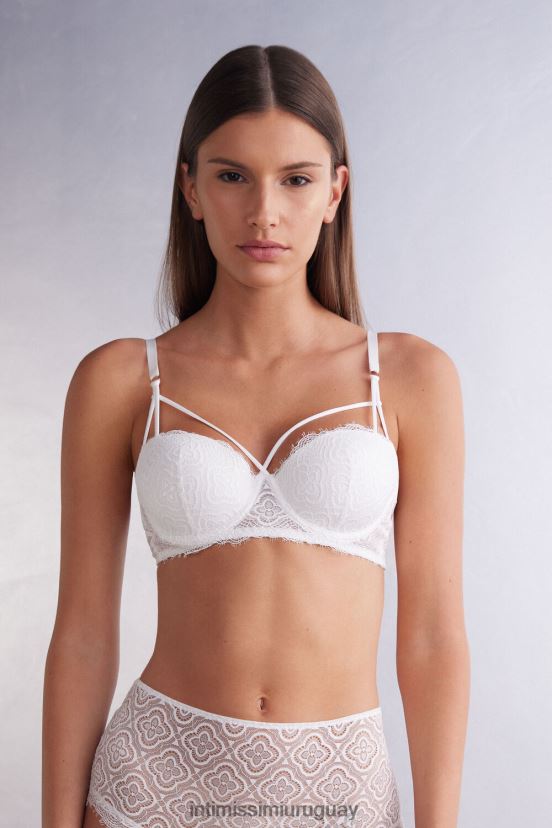 sujetador balconette sofia folk & delicioso Intimissimi mujer 352j-blanco perla V806B8480 ropa interior