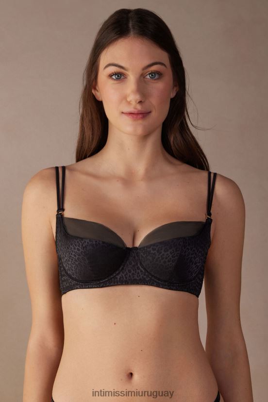 sujetador carioca minimalista fresco Intimissimi mujer 019-negro V806B8587 ropa interior
