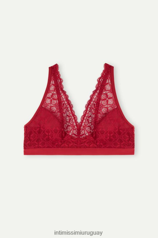 sujetador triangular de encaje lara Intimissimi mujer 1473-rojo V806B8664 ropa interior