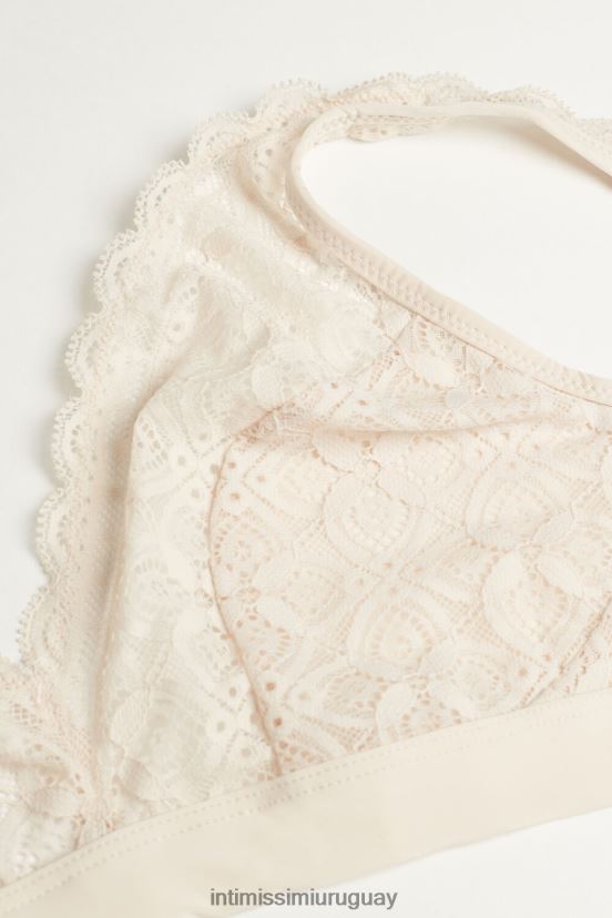 sujetador triangular de encaje lara Intimissimi mujer 2280-seda rosa V806B8671 ropa interior