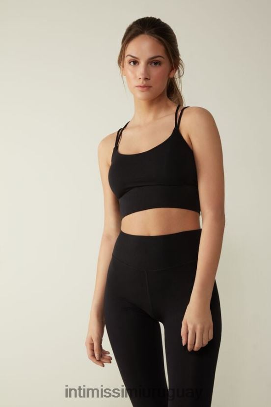 top sujetador con relleno in action Intimissimi mujer 019-negro V806B8746 ropa interior