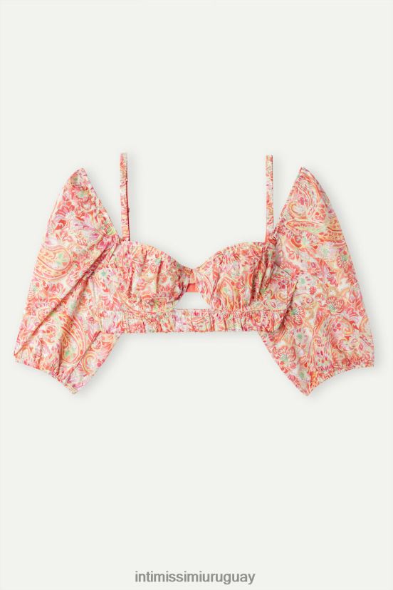 top sujetador viaje de verano Intimissimi mujer Estampado de cachemira de verano 240j. V806B8508 ropa interior