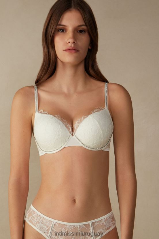 Brilla como las estrellas sujetador súper push-up Elettra Intimissimi mujer 2127-blanco polvo V806B8630 ropa interior