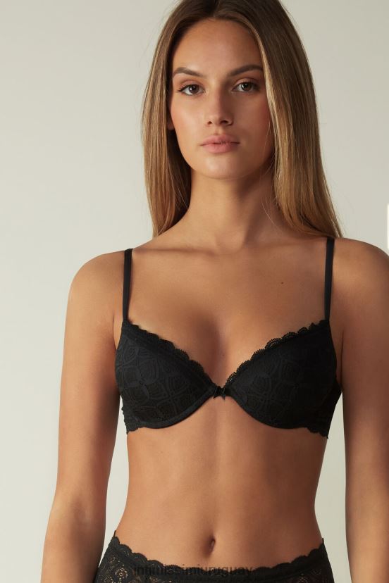 sujetador push-up bellissima de encaje Intimissimi mujer 019-negro V806B8712 ropa interior