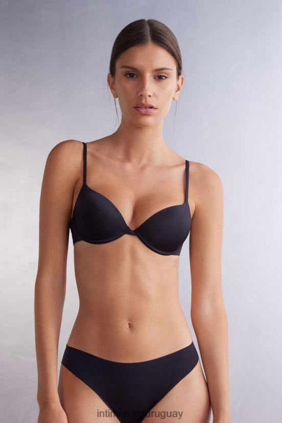 sujetador push-up bellissima ultraligero de microfibra Intimissimi mujer 019-negro V806B8490 ropa interior
