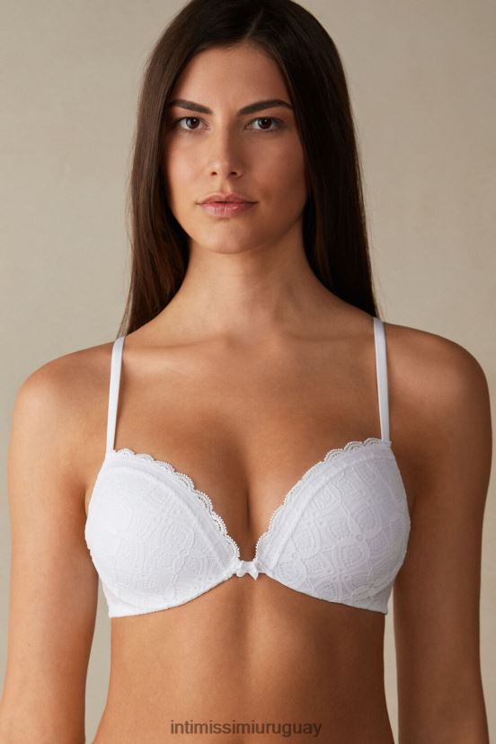 sujetador push-up de encaje silvia Intimissimi mujer 001-blanco V806B8617 ropa interior