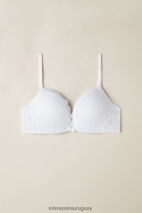 sujetador push-up de encaje silvia Intimissimi mujer 001-blanco V806B8617 ropa interior