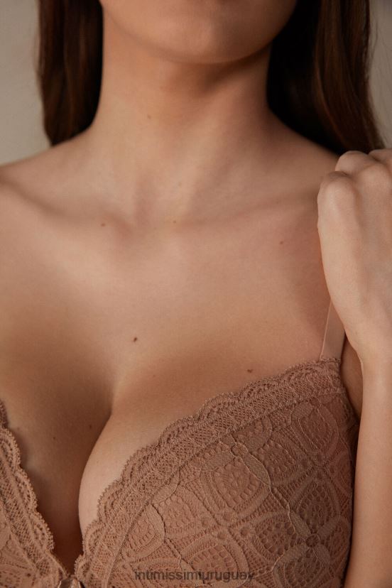 sujetador push-up de encaje silvia Intimissimi mujer 044-beige suave V806B8613 ropa interior