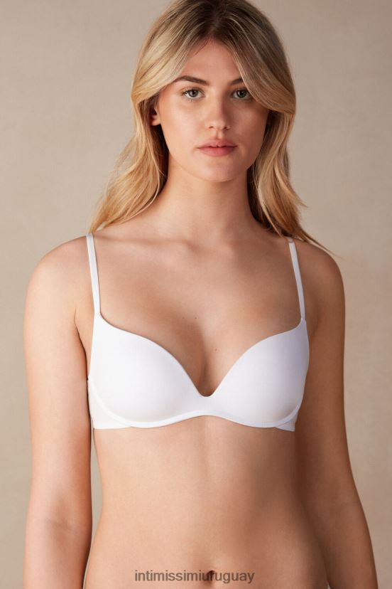 sujetador push-up gioia ultraligero de microfibra Intimissimi mujer 001-blanco V806B8473 ropa interior