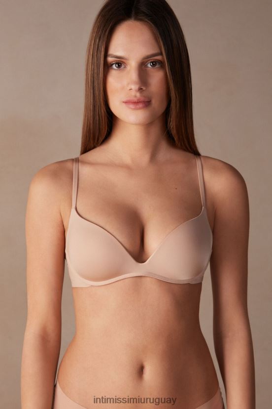 sujetador push-up gioia ultraligero de microfibra Intimissimi mujer 044-beige suave V806B8471 ropa interior