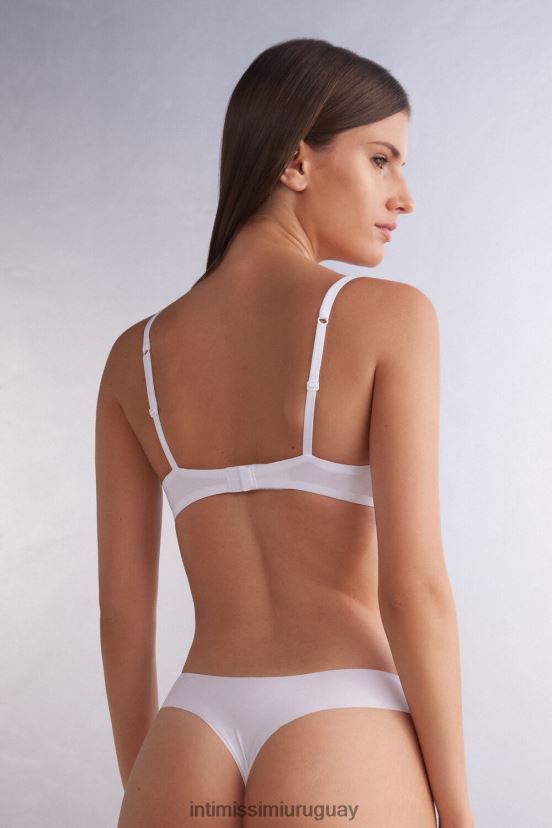 sujetador push-up monica ultraligero de microfibra Intimissimi mujer 001-blanco V806B8491 ropa interior