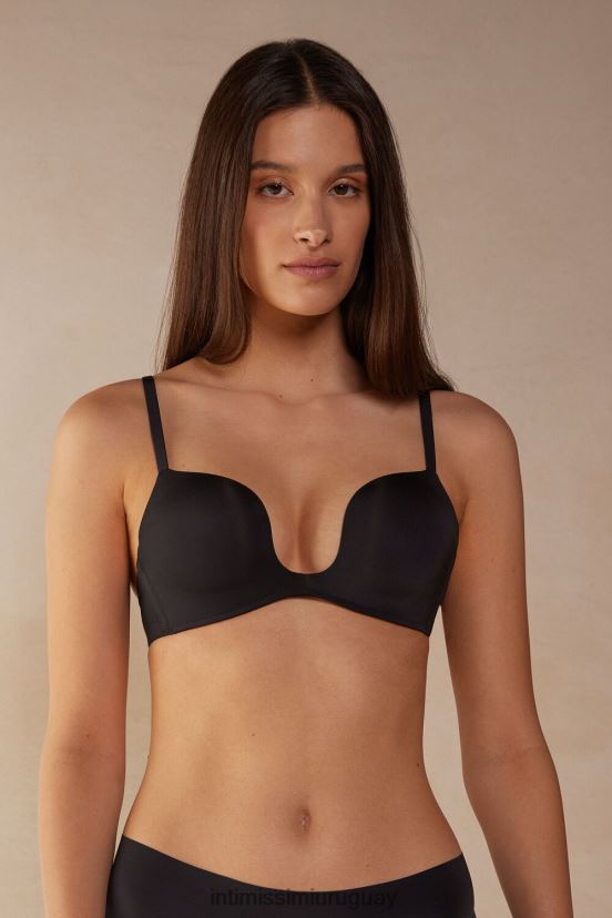 sujetador push-up monica ultraligero de microfibra Intimissimi mujer 019-negro V806B8507 ropa interior
