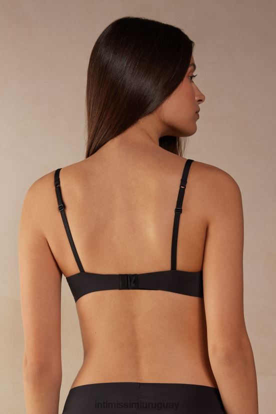 sujetador push-up monica ultraligero de microfibra Intimissimi mujer 019-negro V806B8507 ropa interior