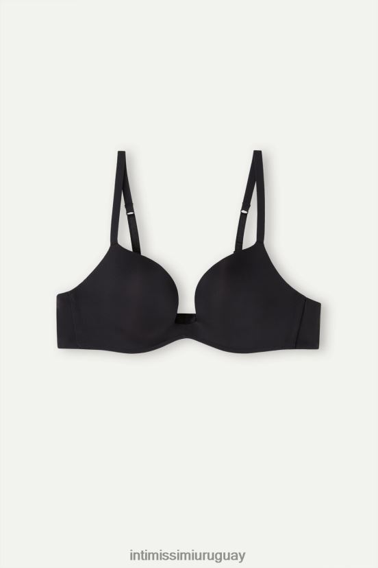 sujetador push-up monica ultraligero de microfibra Intimissimi mujer 019-negro V806B8507 ropa interior