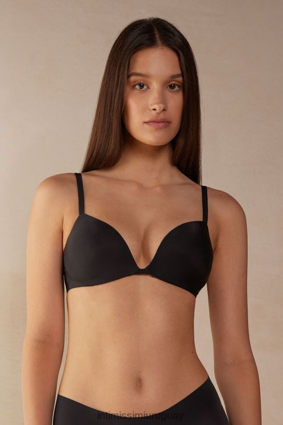 sujetador push-up silvia de microfibra ultraligero Intimissimi mujer 019-negro V806B8550 ropa interior