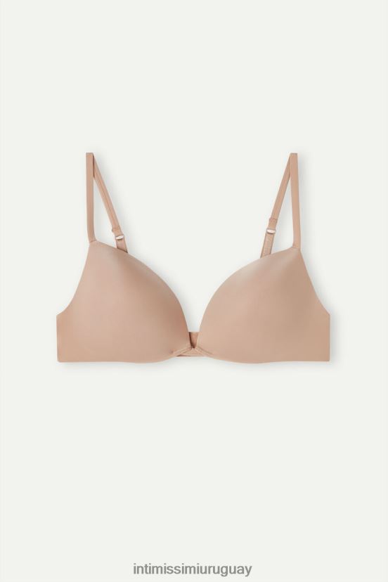 sujetador push-up silvia de microfibra ultraligero Intimissimi mujer 044-beige suave V806B8520 ropa interior