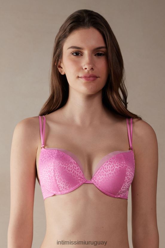 sujetador súper push-up cool minimalista simona Intimissimi mujer 207j-rosa caramelo V806B8563 ropa interior