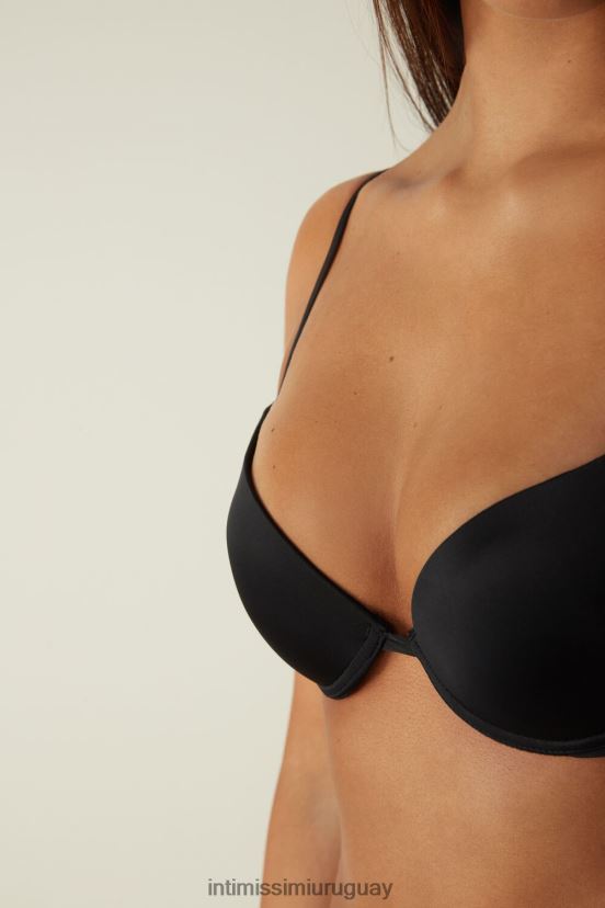 sujetador súper push-up de microfibra simona Intimissimi mujer 019-negro V806B8817 ropa interior