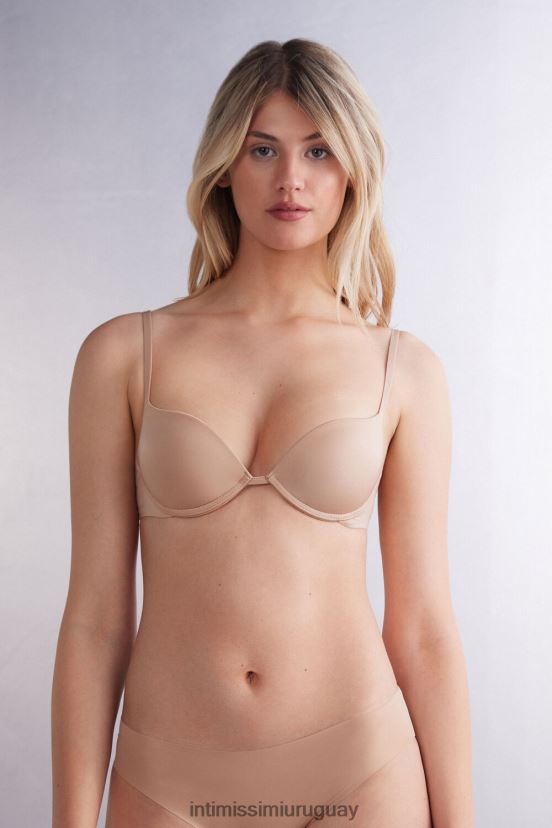 sujetador súper push-up de microfibra ultraligero simona Intimissimi mujer 044-beige suave V806B8500 ropa interior