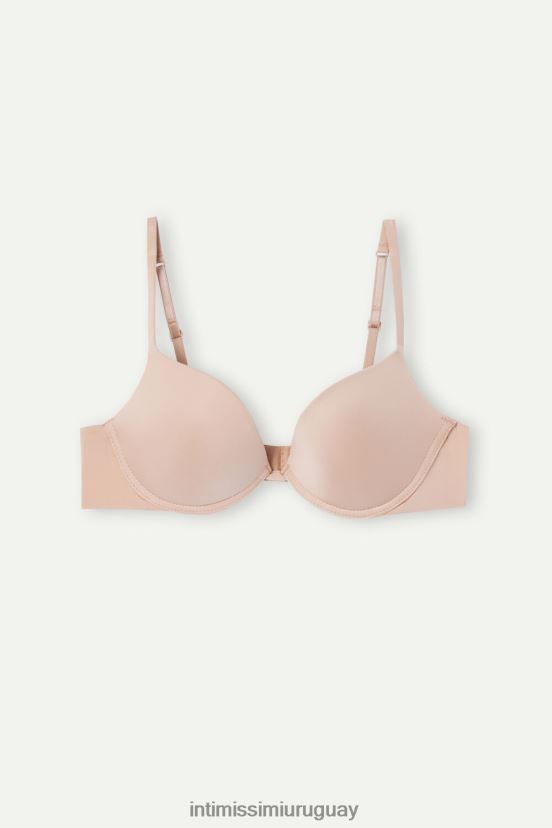 sujetador súper push-up de microfibra ultraligero simona Intimissimi mujer 044-beige suave V806B8500 ropa interior