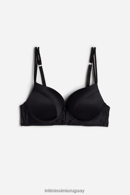 sujetador súper push-up de seda mia Intimissimi mujer 019-negro V806B8796 ropa interior