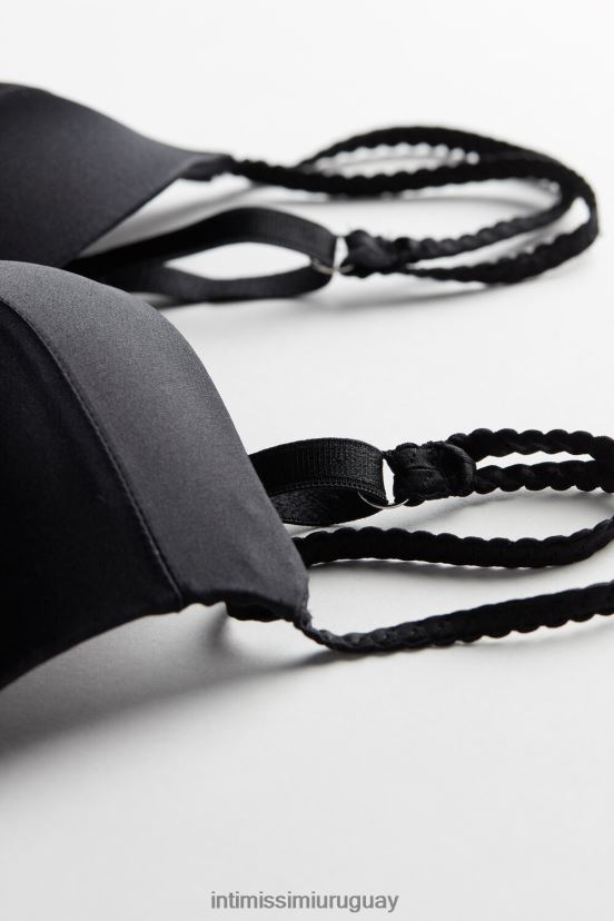 sujetador súper push-up de seda mia Intimissimi mujer 019-negro V806B8796 ropa interior