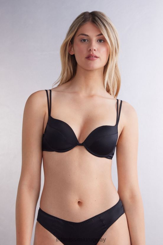 sujetador súper push-up de seda simona Intimissimi mujer 019-negro V806B8495 ropa interior