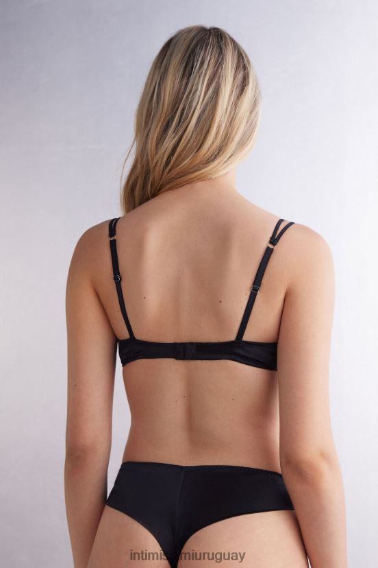 sujetador súper push-up de seda simona Intimissimi mujer 019-negro V806B8495 ropa interior