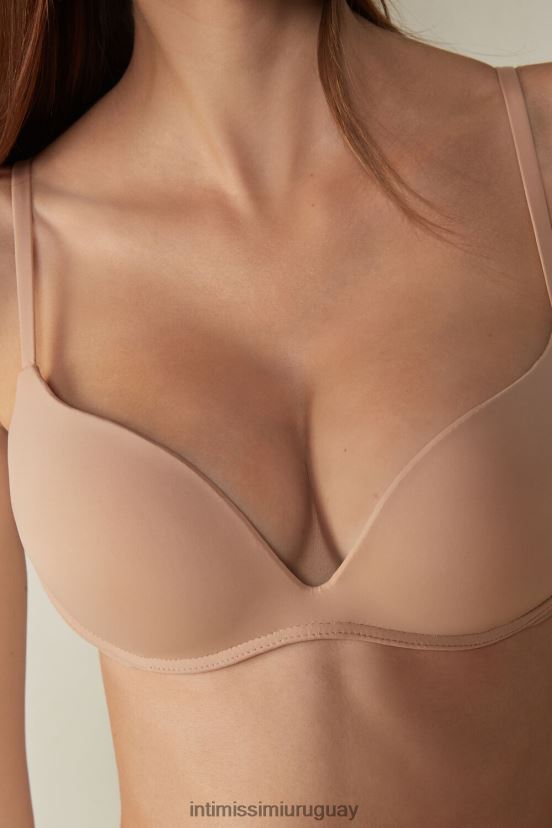sujetador super push-up microfibra copa gioia b Intimissimi mujer 044-beige suave V806B8839 ropa interior