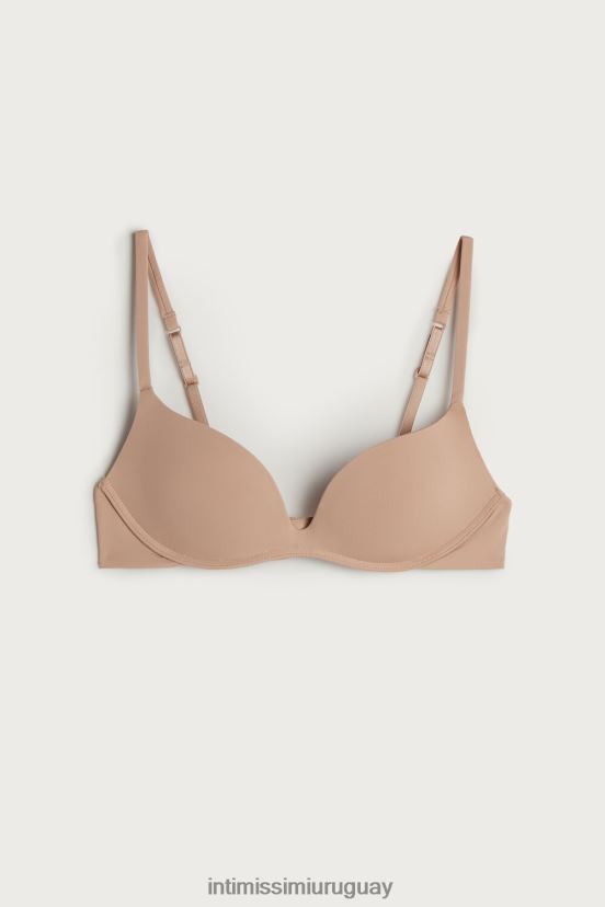 sujetador super push-up microfibra copa gioia b Intimissimi mujer 044-beige suave V806B8839 ropa interior