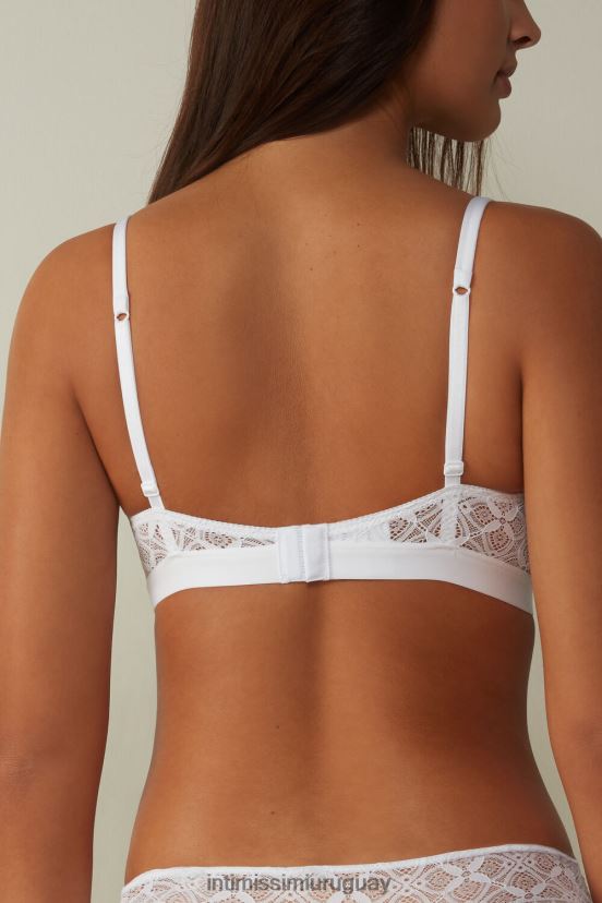 sujetador triangular de encaje emma Intimissimi mujer 001-blanco V806B8675 ropa interior