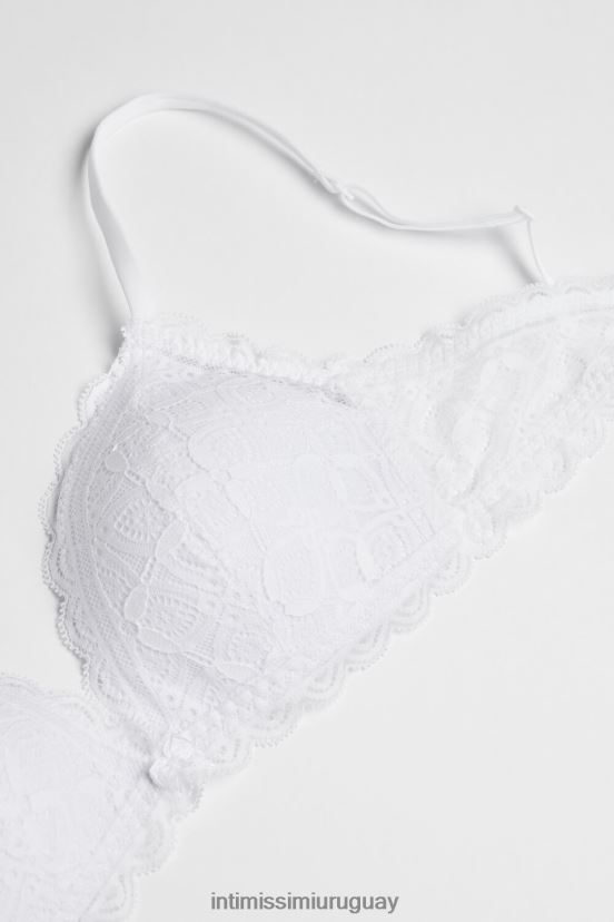 sujetador triangular de encaje tiziana Intimissimi mujer 001-blanco V806B8713 ropa interior