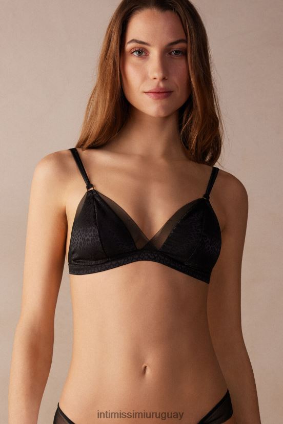 sujetador triangular emma minimalista y genial Intimissimi mujer 019-negro V806B8588 ropa interior