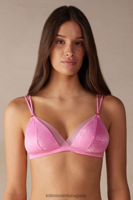 sujetador triangular emma minimalista y genial Intimissimi mujer 207j-rosa caramelo V806B8564 ropa interior