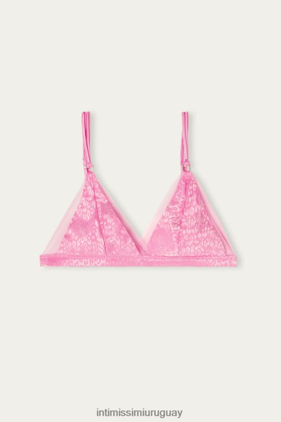 sujetador triangular emma minimalista y genial Intimissimi mujer 207j-rosa caramelo V806B8564 ropa interior