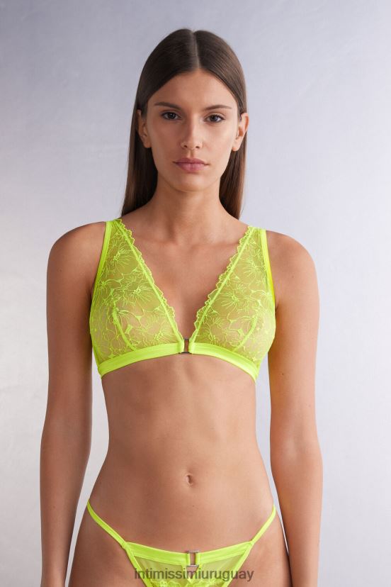 sujetador triangular pure joy Intimissimi mujer 335j-amarillo brillante V806B8462 ropa interior
