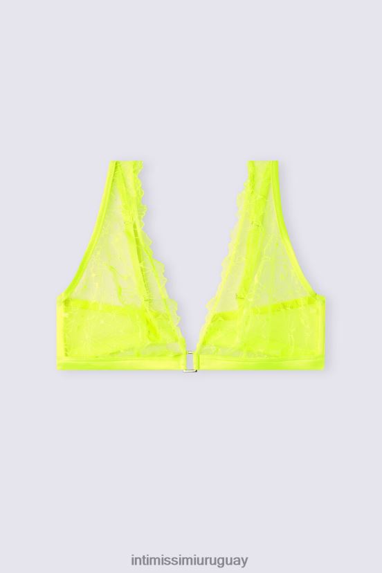 sujetador triangular pure joy Intimissimi mujer 335j-amarillo brillante V806B8462 ropa interior