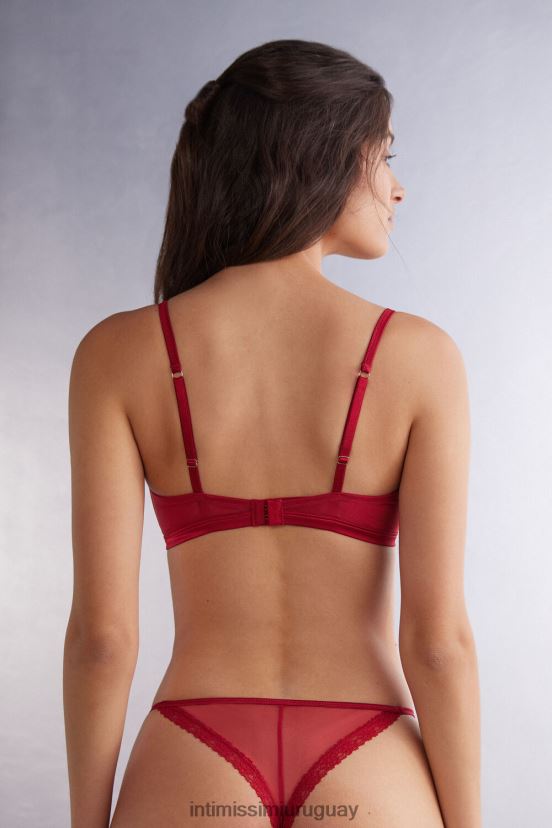 sujetador triangular sinful fantasies Intimissimi mujer 9888-lacre rojo V806B8467 ropa interior