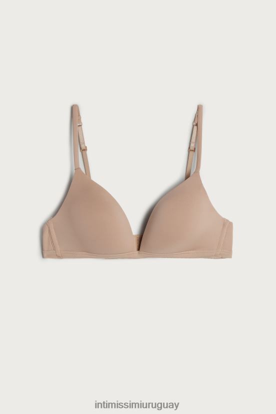 sujetador triangular tiziana de microfibra Intimissimi mujer 044-beige suave V806B8821 ropa interior