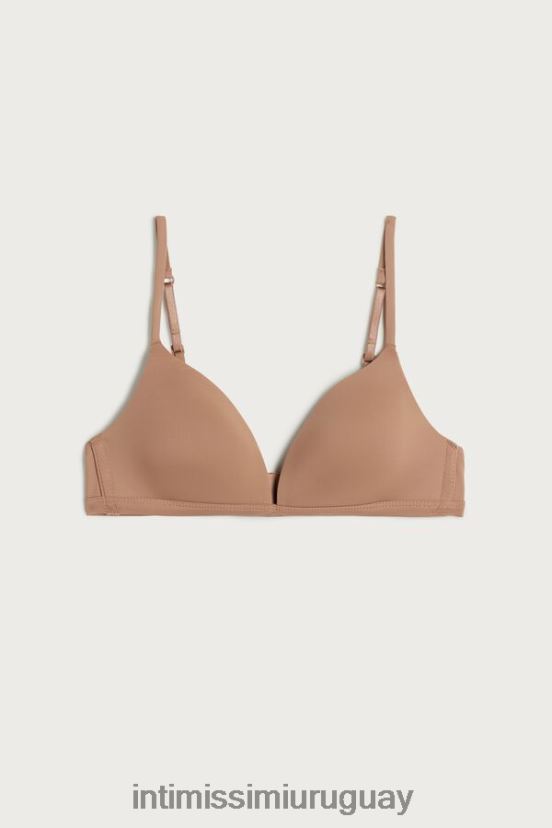 sujetador triangular tiziana de microfibra Intimissimi mujer 417i-beige medio V806B8772 ropa interior